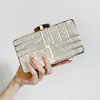 Bolso de Mano Transfronterizo, Cadena Simple de Acrílico Cruzado, Bolso de Mujer para Vestido de Novia, Banquete Nocturno, Bolso Cuadrado Pequeño