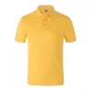 Polo de Algodão e Seda Roupas de Trabalho Personalizadas Camisa Cultural Publicitária Roupas de Trabalho para Grupo Corporativo Camiseta de Manga Curta com Logo Bordado Algodão