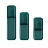Em Estoque 30ml 50ml 80ml Frasco Spray Quadrado Verde Escuro Embalagem Cosmética Plástico de Parede Grossa Pet Frasco para Loção