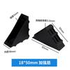 Protectores de Esquina Anticolisión para Marcos de Fotos, Protectores de Esquina para Cajas de Luz de Aleación de Aluminio, Protectores de Esquina para Placas de Vidrio y Piedra de 10-74 mm, Guardas de Esquina de Plástico, Negro y Blanco, Fabricante