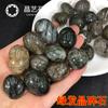 Adornos de piedra cruda de cristal de cabello verde natural, partículas grandes, grava desmagnetizante, piedra rodante de 2-3 cm, piedra decorativa de mineral caliente transfronterizo