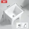 Nuevo Modelo Lavabo Mopa Balcón Cerámica Cubeta Mopa Piso Baño De Pie Hogar Cubeta Mopa