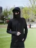 Ropa Protectora Solar con Capucha de Seda Helada Transfronteriza para Hombres y Mujeres, Nueva Ropa Protectora Solar Fina Transpirable de Color Sólido para Verano, Chaqueta Protectora Solar para Exteriores, Moderna