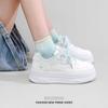 Retraer Wbn(Js)-2404 Zapatos Blancos para Mujer 2025 Nuevos Zapatos Casuales para Personas Bajas, Tenis Ligeros y Transpirables (Magia