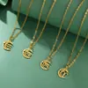 Collar de la Serie de los Doce Animales Más Vendido Acero Inoxidable Moderno Versátil para Viajes Colgante Pequeño Cáncer Hombres y Mujeres Decoraciones