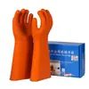 Guantes Aislantes Especiales Antielectricidad Jinbu'An de Alto Voltaje 400V-40Kv al por Mayor, Guantes Delgados de Goma para el Trabajo de Electricistas