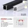 Perfil de aluminio para luz lineal LED para sala de estar sin lámpara principal, tira de luz con sensor para armario, ranura de aluminio para luz de gabinete, tira de riel empotrado