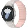 Adecuado para Samsung Watch7 Correa Magnética Fuerte de Silicona 4/5/6/7, Conexión Suave de Silicona sin Costuras, Versátil