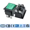 Etl Padrão Americano Kcd4 Interruptor de Barco 4 Pinos 2 Velocidades Rocker Amarelo Interruptor de Alimentação Corrente Alta 16A250V