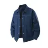 [Transfronterizo] Nuevo Estilo L-8XL Tallas Grandes Transpirable Impermeable Resistente a Manchas Ropa de Trabajo para Hombre Camisa de Cuello Grande