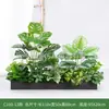 [Série A100] Decoração Combinada de Paisagismo com Plantas Artificiais Divisória de Plantas Floreira Flor Artificial Decoração de Paisagem de Interior