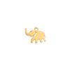 Spot atacado titânio aço bonito mini animal liso elefante pingente 304 material acessórios de joias de aço inoxidável