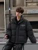 Jaqueta de Algodão Nova para o Inverno de 2026 para Homens e Mulheres, Blusa Quente com Gola Alta, Casaco Casual Solto, Versátil e na Moda