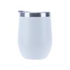 Taza Termo de Acero Inoxidable con Spray de 12oz con Forma de Cáscara de Huevo, Doble Capa 304, Copa para Vino Tinto, Vaso para Coche en Forma de U, Taza Termo de Acero Inoxidable
