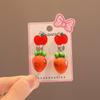 Pinzas para Orejas de Niña Estilo Nuevo Brillantes Lindos Dibujos Animados Perforación de Oreja Pendientes de Princesa Pendientes Personalizados Pendientes para Niña Accesorios