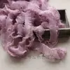 Renda de Malha com Bolinhas de 5cm de Largura Renda Franzida Roupinhas de Pet Decoração em Tecido de Renda Camada Dupla Acessórios de Vestuário