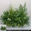 Arreglos Florales de Piso para Boda Temática de Bosque, Flores para Boda, Arreglos de Orquídeas Phalaenopsis Verdes, Montaje de Fondo de Bienvenida, Decoraciones Florales para Pasillo de Escenario en T