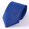 Corbata de Cremallera de Vestir de Negocios para Hombre para Boda de Novia para Mujer Raya Azul Delgada Negra Perezosa Sin Éxito Un Tirón Fácil