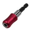 Mango hexagonal de 6.35 mm liberación rápida autoblocante Vástago taladro eléctrico destornillador cabezal de conversión rápida vástago de extensión cabezal funda