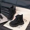 Novas Botas Retro Estilo Britânico para Meninas Outono/Inverno 2025, Botas Curtas da Moda e Bonitas para Meninos, Botas de Couro Versáteis