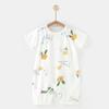 Ropa de una pieza de manga corta para bebé, Pijama de algodón fino para verano con aire acondicionado, Ropa de verano para bebé recién nacido niño y niña