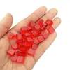 Cubos de Hielo Pequeños Transparentes de 8 mm Tokens Cuadrados Acrílicos Coloridos Piezas Indicadoras Accesorios para Juegos de Mesa Marcadores de Juegos de Mesa Indicadores