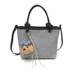 Elegante bolso tote bicolor para mujer, nuevo bolso de mano estilo vintage 2026, adecuado para el uso diario casual, bolso versátil y elegante