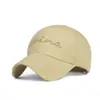 Novo Boné de Beisebol Estilo Coreano Chapéu de Sol Chapéu com Letra Bordada Aba Chapéu Masculino e Feminino Primavera e Outono Casual Versátil Proteção Solar Chapéu de Sol