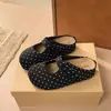 Zapatos Mary Jane Retro de Lunares para Mujer Primavera/Verano 2026 Pantuflas Súper Elegantes de Talla Pequeña Zapatos Birkenstock de Plataforma con Suela Gruesa