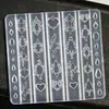 Molde para Uñas con Tallado Barroco, Marco de Fotos Vintage, Molde de Silicona con Piedras Preciosas en Forma de Corazón, Accesorios de Resina para DIY