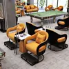 Cadeira de Visão Elevada para Salão de Bilhar, Cadeira de Visão Estilo Americano, Cabine Específica para Competição, Mesa e Cadeiras de Área de Assentos de Alto Padrão