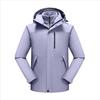 Nueva Chaqueta de Plumón Tres en Uno para Hombre de Otoño e Invierno, Chaqueta de Montañismo Gruesa a Prueba de Viento e Impermeable para Exteriores con Patrón Estampado