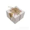 Pacote com 24 Caixas de Bolo de Papel Kraft Janela Europeia 10CM Caixa de Doces Caixa para Cupcake de Papel Kraft Caixa de Presente de Aniversário