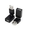 Venta al por mayor de fábrica adaptador USB 2.0 hembra a mini mini5p macho 90 grados 180 grados 270 grados 360 grados giratorio