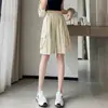 Shorts Curtos de Seda Gelada Plus Size para Mulheres, Novo Estilo Popular do Verão de 2026, Calças Largas Casuais de Cintura Média, Estilo Japonês Solto