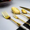 Juego de cubiertos de acero inoxidable para cruzar la frontera, juego de esmeralda para cuchillo, tenedor y cuchara, cuchillo y tenedor para bistec, vajilla occidental creativa, cerámica de platino, vajilla para hotel
