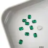 Nuevos Diamantes de Imitación Esmeralda con Base Plana Forma de Gota para Uñas, Diamantes de Imitación Largos con Forma Octagonal, Diamantes de Imitación Decorativos para Uñas Modernos y Elegantes