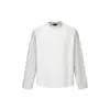 OLDTRIBE Moletom college estilo retrô americano solto com gola redonda para homens, top camiseta tendência com manga raglan WY85