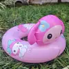 Anillos Inflables de PVC Portátiles al por Mayor para Niños y Niñas con Estampados de Dibujos Animados Personalizados, Anillos Inflables Morados de Kuromi
