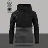 Transfronterizo 2026 Otoño Shein Amazon Moda Urbana de Calle para Hombre 3D Chaqueta Holgada Sencilla Talla Europea