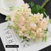 Ramo de jazmín de 5 ramas, combinación de flores artificiales, hecho a mano, para novia y boda, venta al por mayor de fábrica