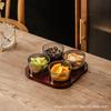 Plato de Frutas Sala de Estar Hogar Refresco Mesa de Centro Snacks Fructosa Seca Plato de Snacks de Nueces Caja de Almacenamiento de Snacks Lujo Ligero Alta Gama
