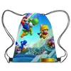 Venda Direta da Fábrica Bolsa com Cordão, Armazenamento Esportivo Tecido de Poliéster Calça com Bolso de Aba com Cordão do Mario, Calça da Moda com Bolso de Aba com Cordão