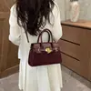 Bolso de Hombro Moda Commute Tendencia Textura Diagonal Cruzado Nuevo Platino para Mujer 2026 Versátil Gamuza