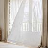 Paraíso Animal Habitación Infantil Pantalla de Ventana Cortina de Gasa Blanca Gasa de Terciopelo Jacquard 3D Cortina de Dibujos Animados Habitación Dormitorio Ventana Saliente