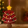 Adornos de Punto de Ganchillo de Lana para Árbol de Navidad Nuevos Transfronterizos Adornos para Coche Atmósfera Festiva Navideña Decoraciones de Regalo