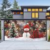Novo Pano de Fundo Transfronteiriço de Natal para Porta de Garagem Decoração de Festa de Feriado Árvore de Natal Fundo Amazon Pano Pendurado em
