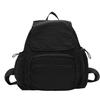 Mochila Ligera Tela Simple Lavable Mochila Escolar Pequeña Estudiante Femenina Viaje Mochila Amarillo Crema Ocio al Aire Libre Bolsa de Mamá