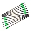 ACCMOS 13/10 pulgadas 4.2mm diámetro interior carbono puro ballesta flecha tiro con arco soporte tamaño