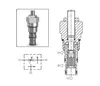 Válvula de Control de Flujo de Cartucho Hidráulico Parker - Tipo Prioritario Válvula Reguladora de Flujo Compensada por Presión Serie J04D3